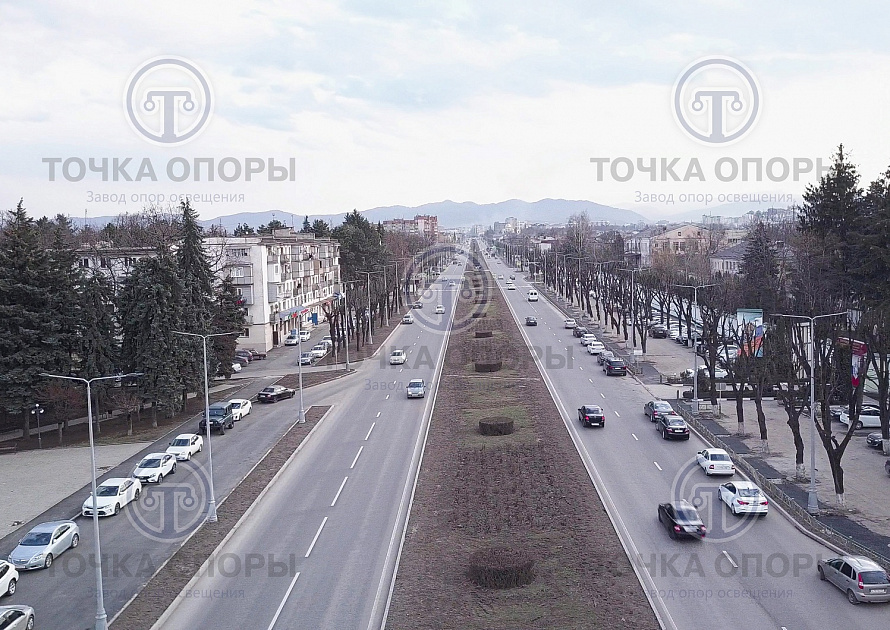 Поставка в город Нальчик, для проспекта Идарова, опор НФК-10